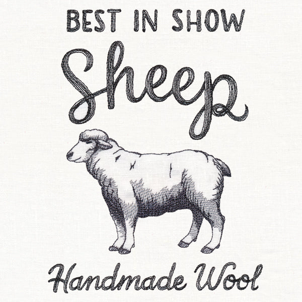 County Fair Sign - Best in Show Sheep - Image 2