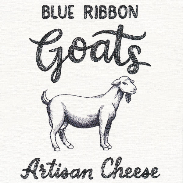 County Fair Sign - Blue Ribbon Goats - Image 2