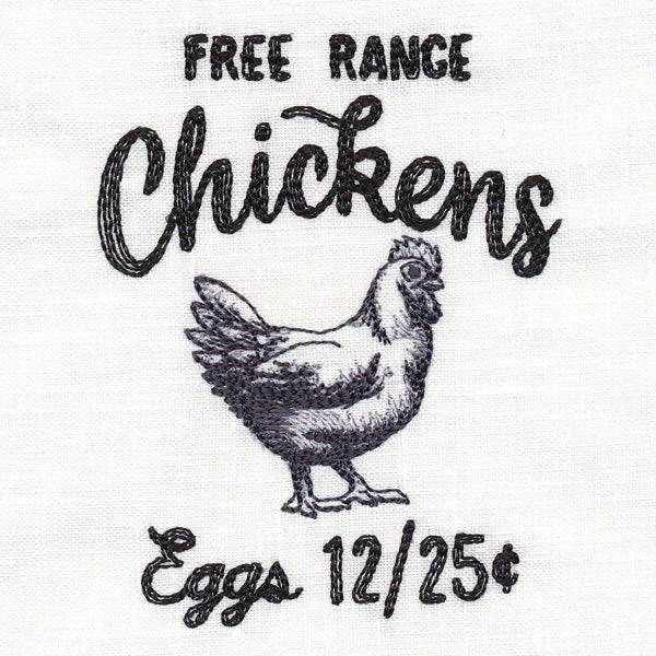 County Fair Sign - Free Range Chickens - Image 4