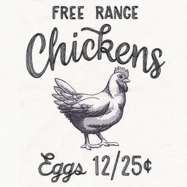 County Fair Sign - Free Range Chickens - Image 5
