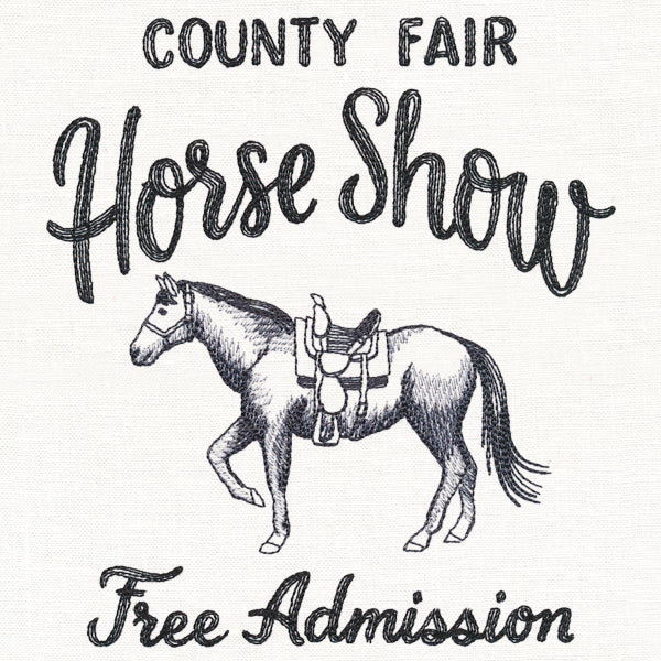 County Fair Sign - Horse Show - Image 2