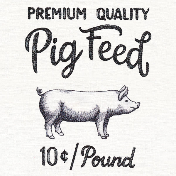 County Fair Sign - Premium Quality Pig Feed - Image 3