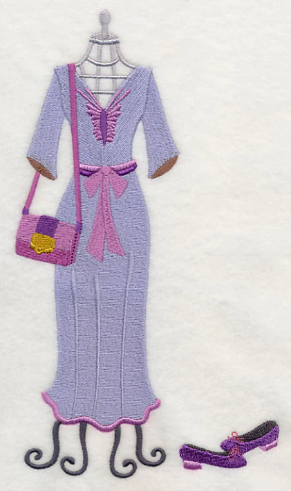 Couture Dress Form - Lavender Dress - Image 2