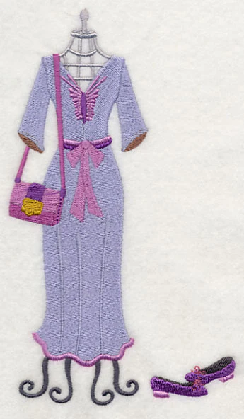 Couture Dress Form - Lavender Dress - Image 3