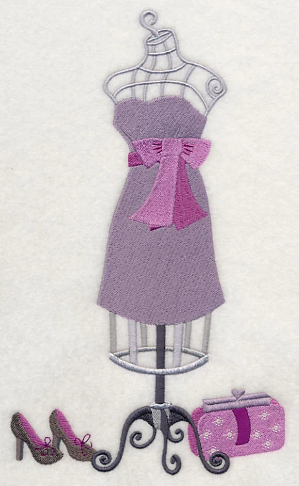 Couture Dress Form - Pink Bow Dress - Image 2