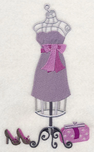 Couture Dress Form - Pink Bow Dress - Image 3