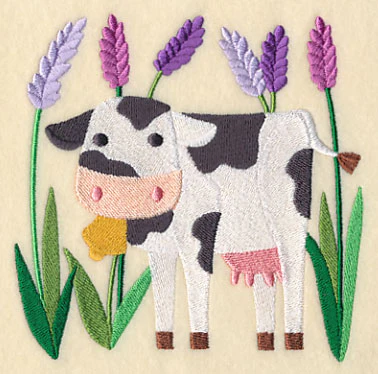 Cow Enjoying Springtime - Image 4