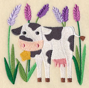 Cow Enjoying Springtime - Image 5