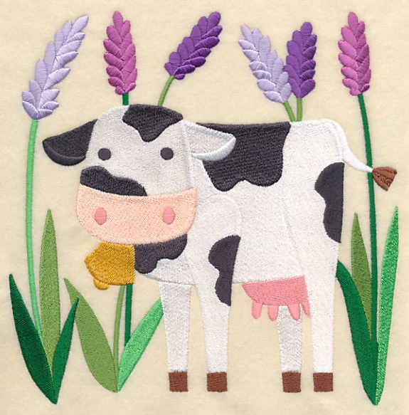 Cow Enjoying Springtime - Image 6