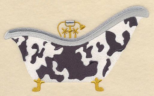 Cow Print Bathtub - Image 2