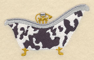 Cow Print Bathtub - Image 3