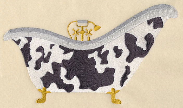 Cow Print Bathtub - Image 4