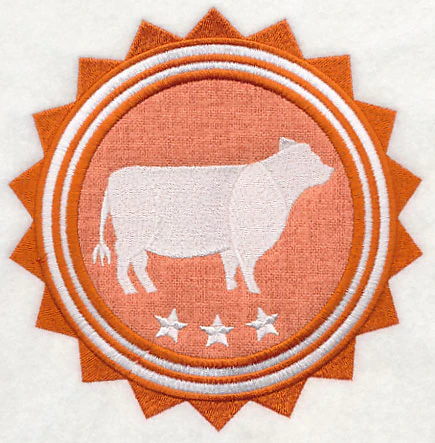 Cow Stamp (Applique) - Image 3