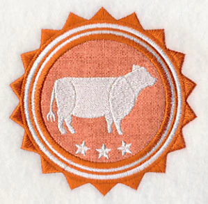 Cow Stamp (Applique) - Image 5