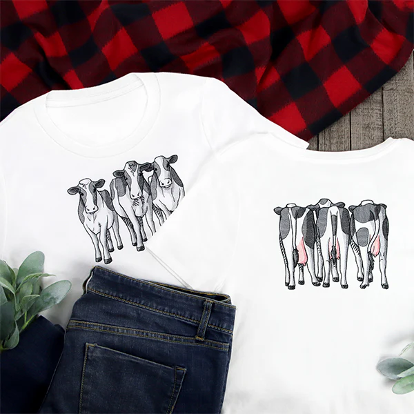 Cow Trio - Back - Image 2