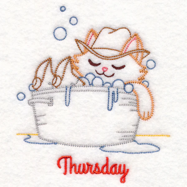 Cowboy Cat on Thursday (Vintage)