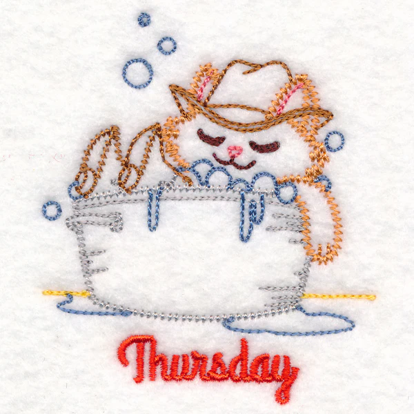 Cowboy Cat on Thursday (Vintage) - Image 2