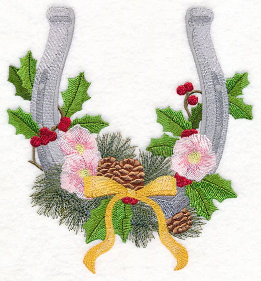 Cowboy Christmas Horseshoe - Image 2