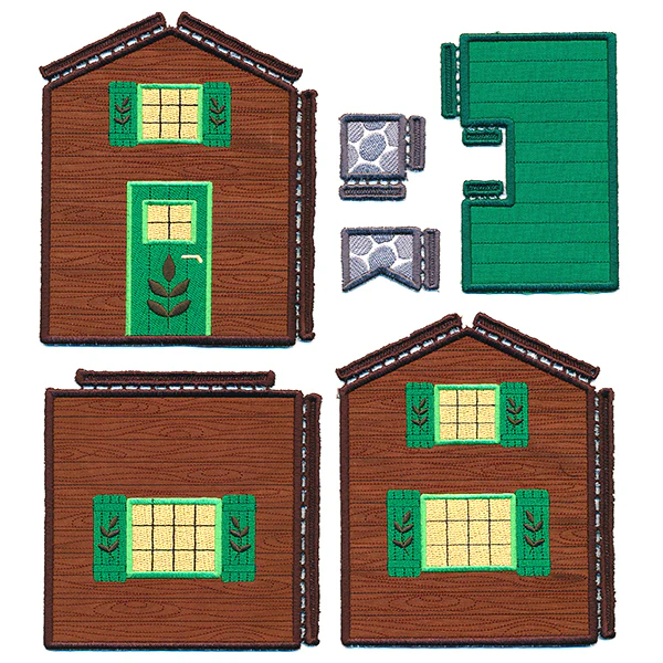 Cozy Cabin Tissue Box (In-the-Hoop) - Image 2