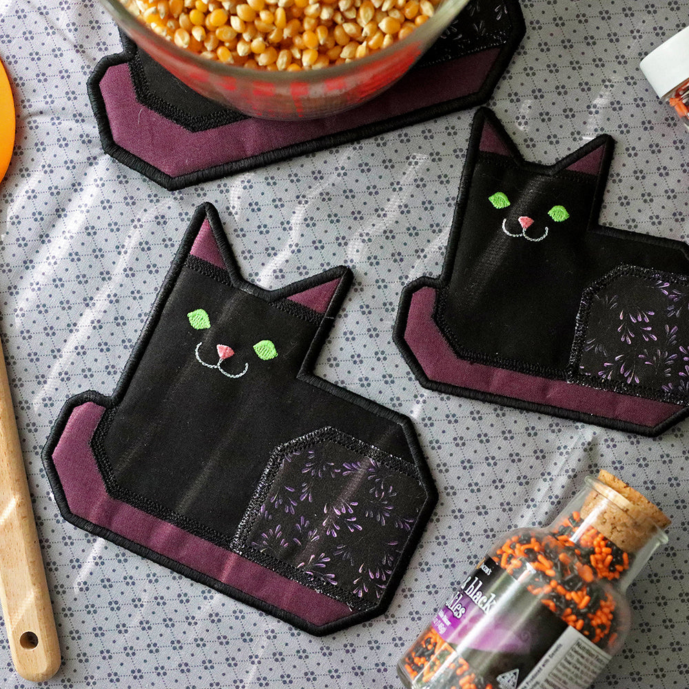 Cozy Cat Trivet (In-the-Hoop) - Image 3