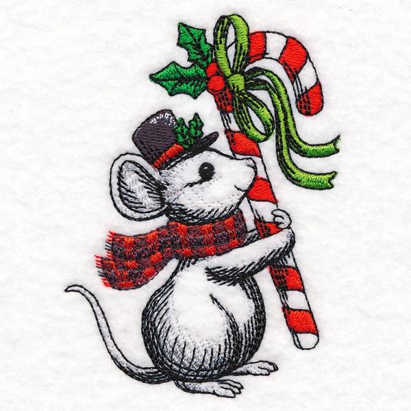 Cozy Christmas Mouse - Image 4