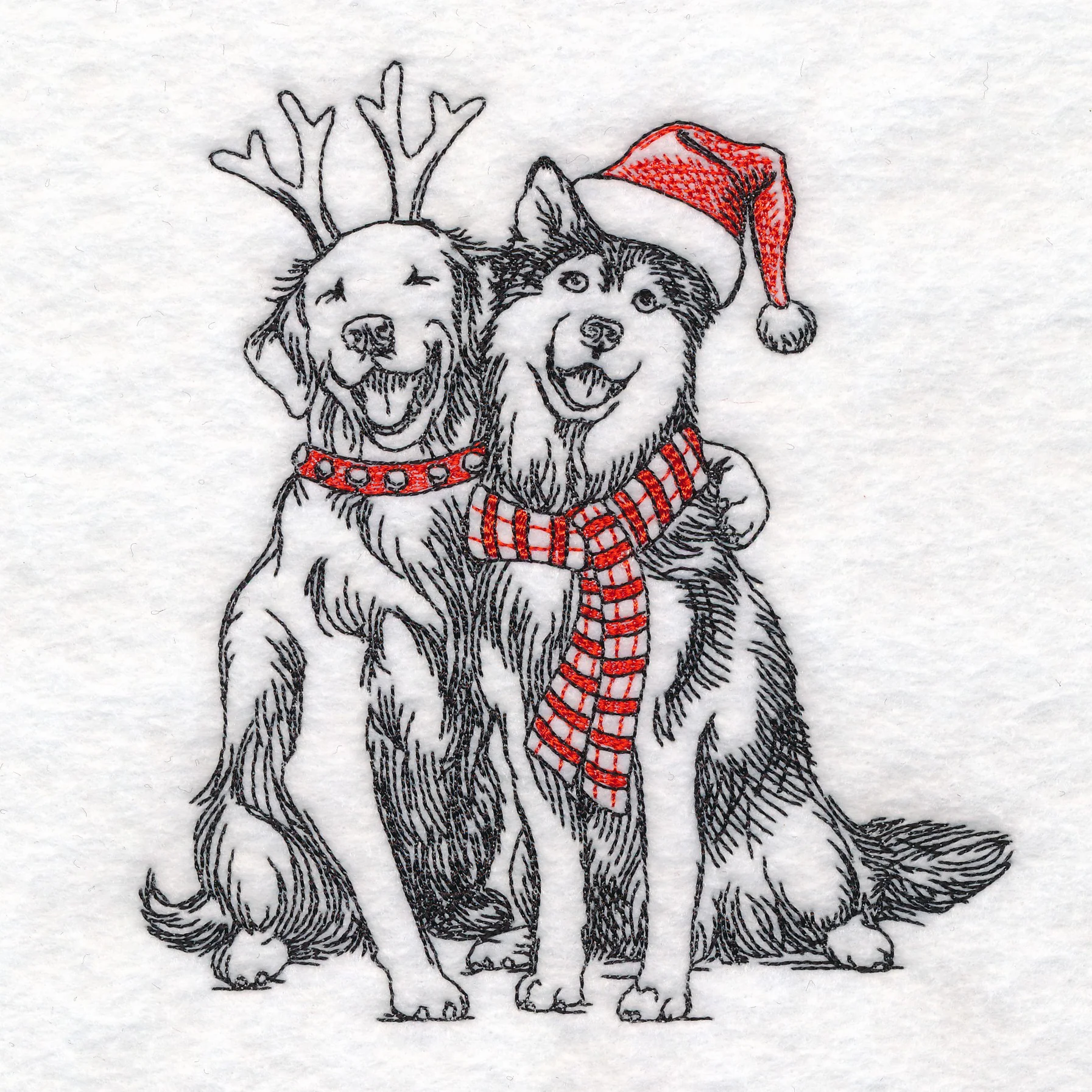 Cozy Christmas Pups - Image 3