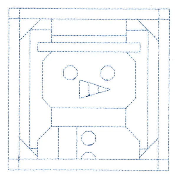 Cozy Christmas Quilting Square - Snowman (Double Run) - Image 5