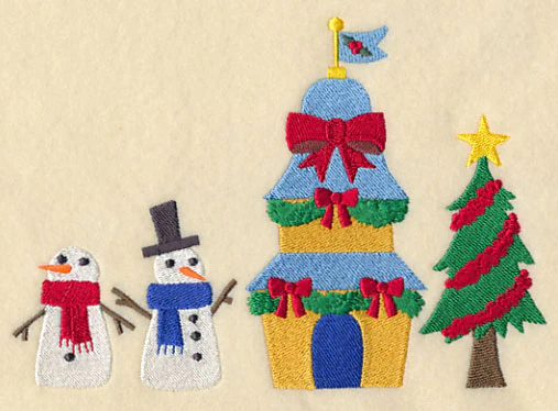 Cozy Christmas Village Bow Shop - Image 3