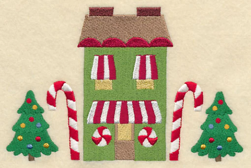 Cozy Christmas Village Candy Shop - Image 3