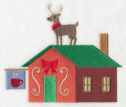 Cozy Christmas Village Cocoa Shop - Image 3