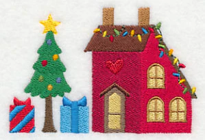 Cozy Christmas Village Gift Wrapping - Image 2