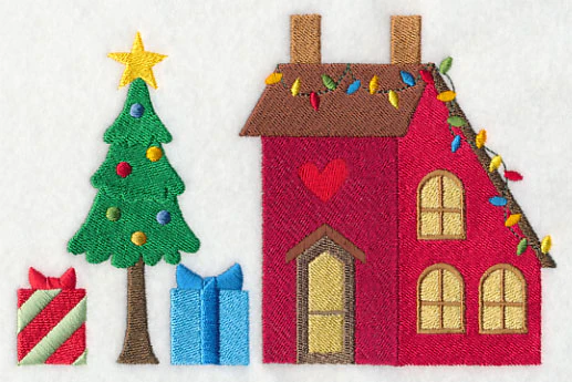 Cozy Christmas Village Gift Wrapping - Image 3