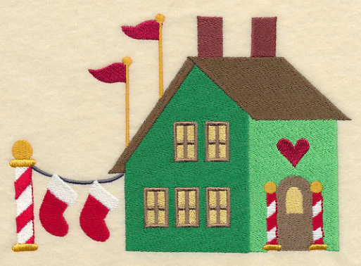 Cozy Christmas Village Stocking Shop - Image 3