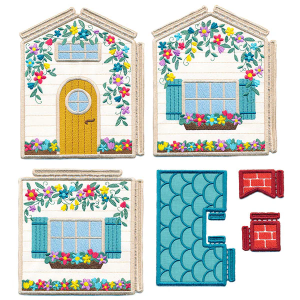 Cozy Cottage Tissue Box (In-the-Hoop) - Image 2