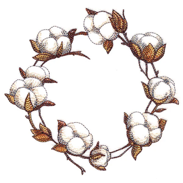 Cozy Cotton Wreath - Image 4