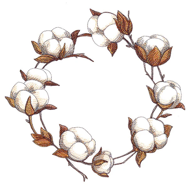 Cozy Cotton Wreath - Image 5