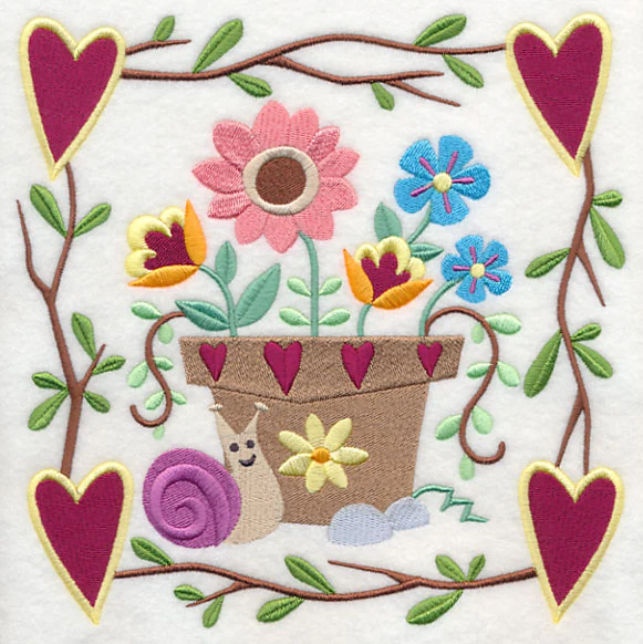 Cozy Country Garden Flowers