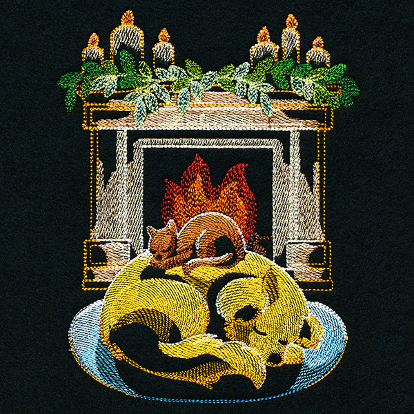 Cozy Fireside Scene - Image 3