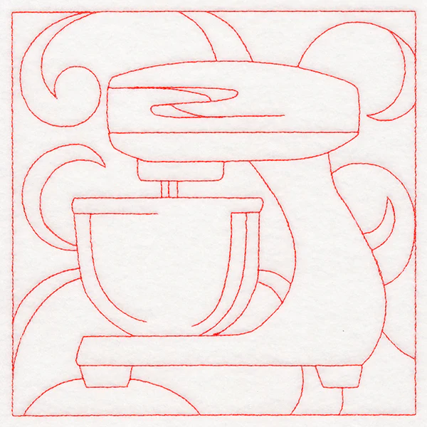 Cozy Kitchen Quilting - Stand Mixer (Double Run) - Image 2