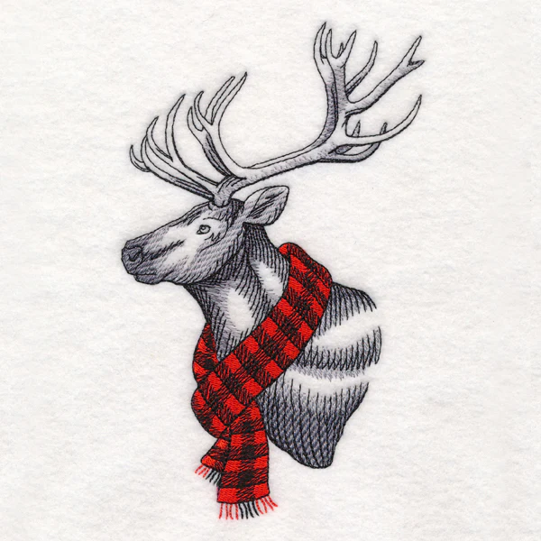 Cozy Scarf Reindeer - Image 3