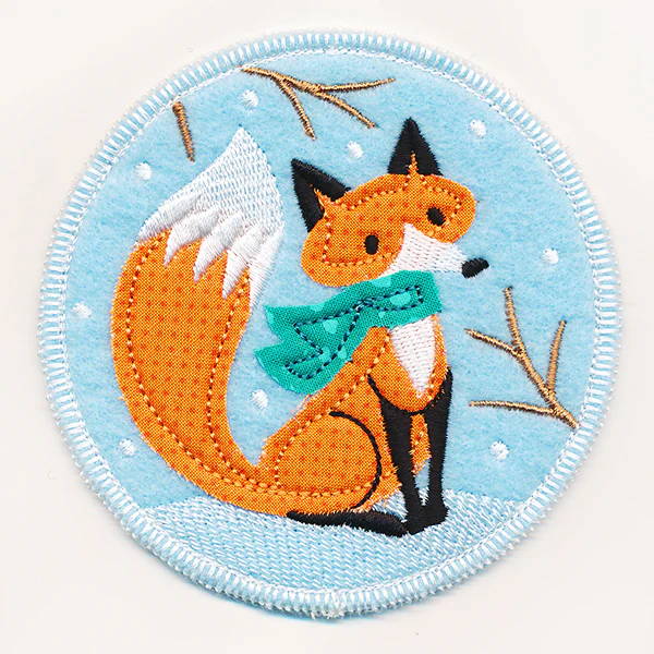 Cozy Winter Coaster - Fox (In-the-Hoop) - Image 2