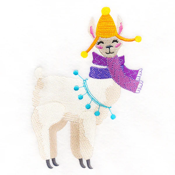 Cozy Winter Llama - Image 2