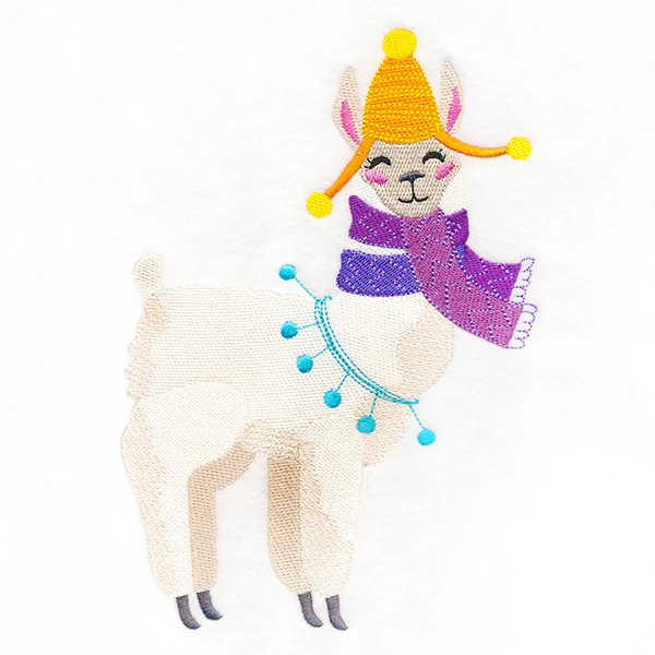 Cozy Winter Llama - Image 4