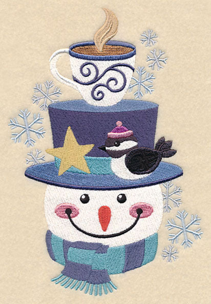 Cozy Winter Snowman Stack - Image 3