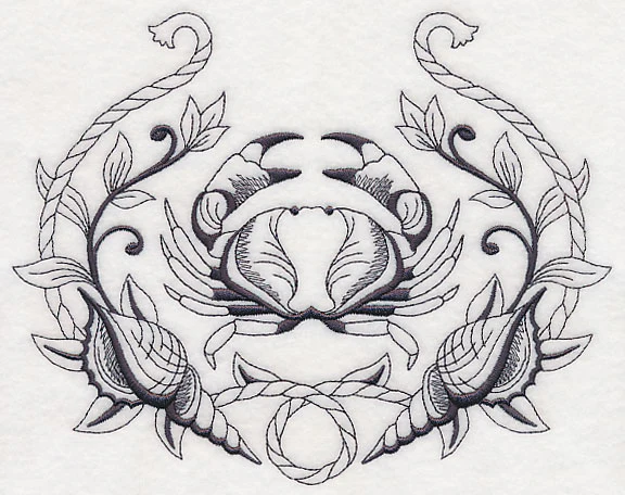 Crab and Seashell Laurel - Image 2