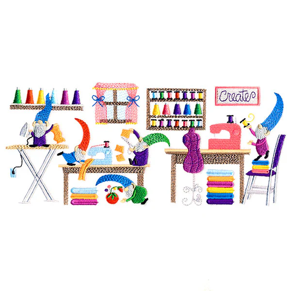 Craft Room Gnome Border - Image 13