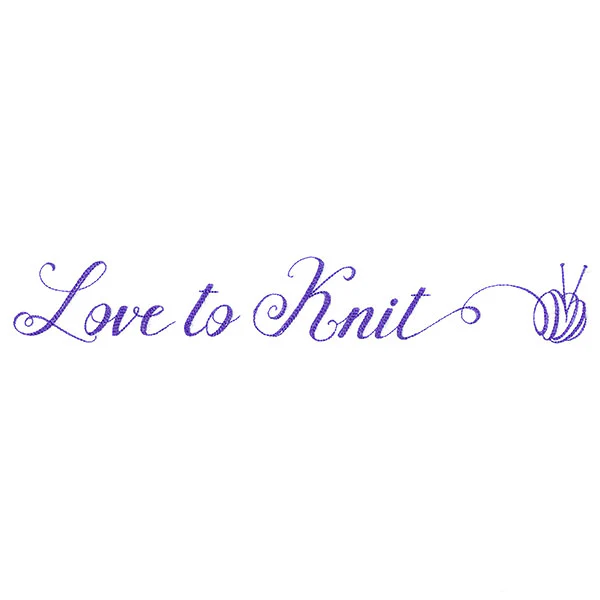 Crafty Calligraphy - Love to Knit - Image 5