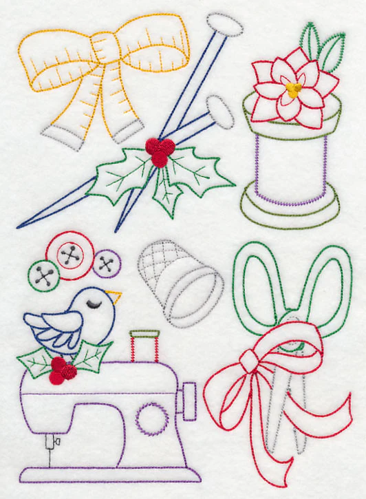 Crafty Christmas Collage (Vintage) - Image 5