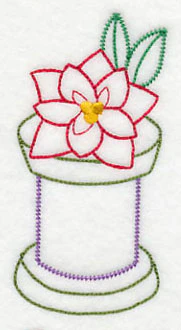 Crafty Christmas Spool of Thread (Vintage) - Image 3