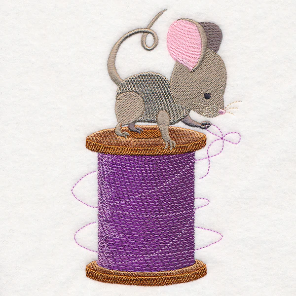 Crafty Critters Mouse with Thread - Image 4